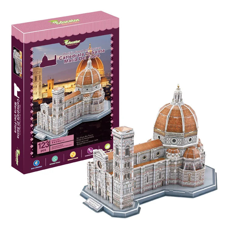 Architectural Landmark 3D Jigsaw Puzzle Model