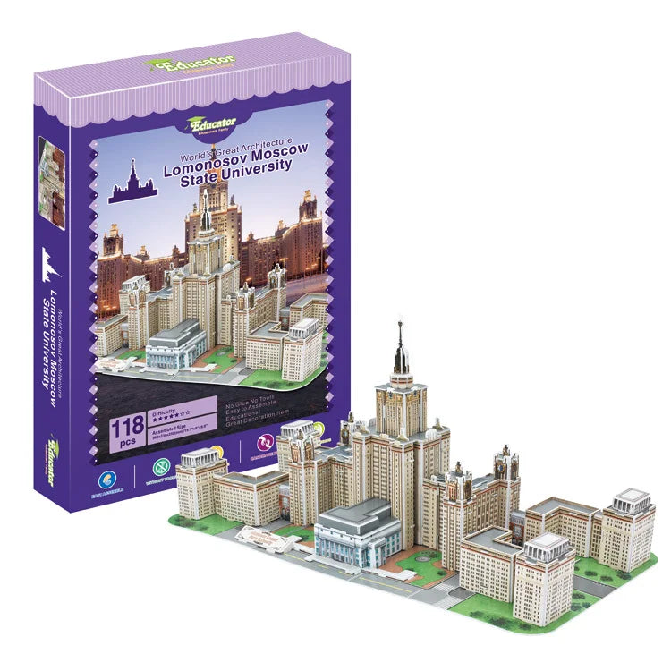 Architectural Landmark 3D Jigsaw Puzzle Model