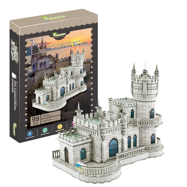 Architectural Landmark 3D Jigsaw Puzzle Model