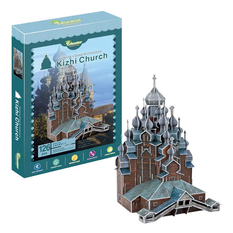 Architectural Landmark 3D Jigsaw Puzzle Model