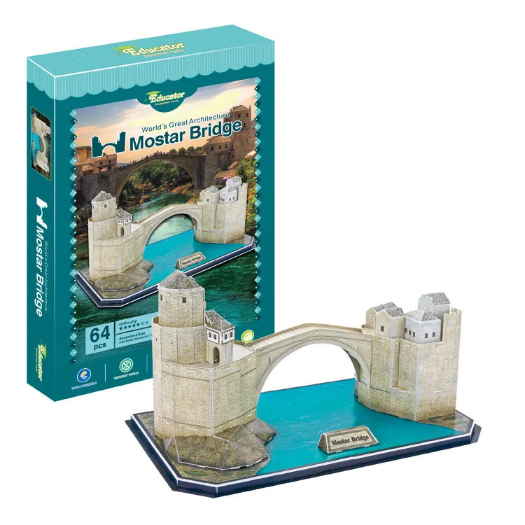 Architectural Landmark 3D Jigsaw Puzzle Model