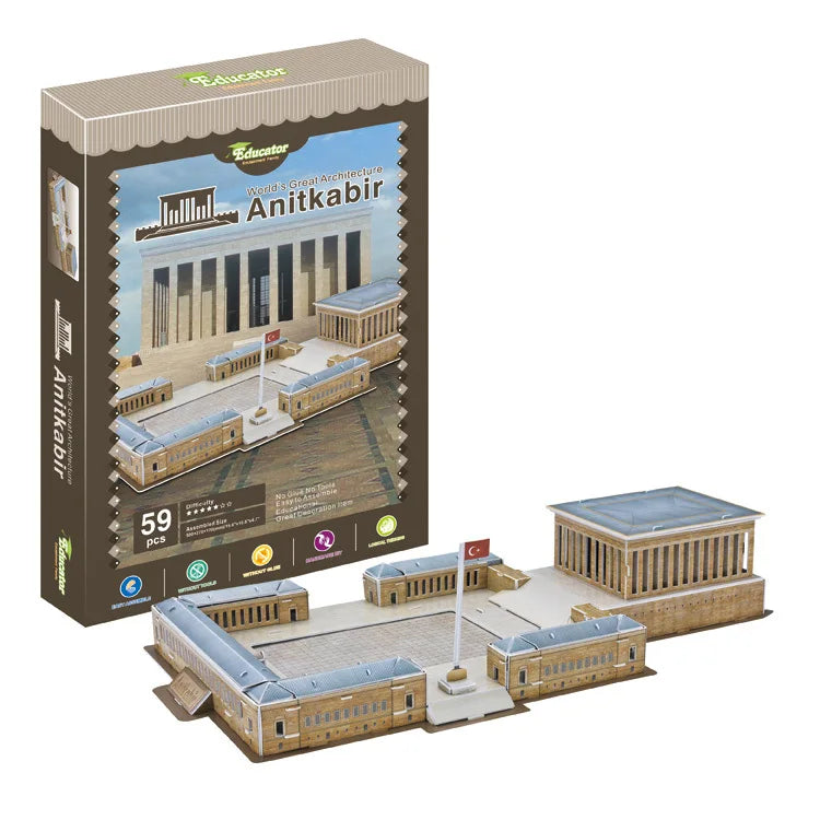 Architectural Landmark 3D Jigsaw Puzzle Model