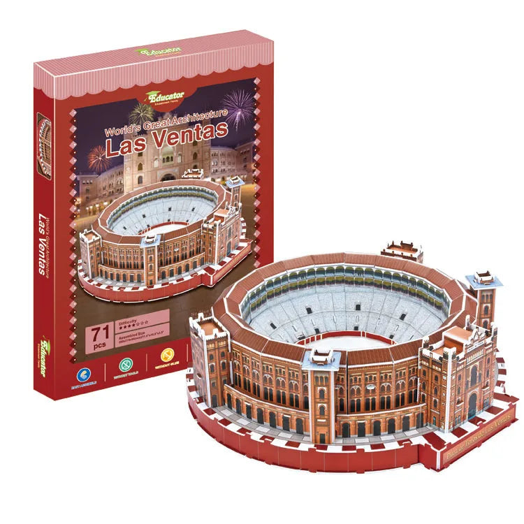 Architectural Landmark 3D Jigsaw Puzzle Model
