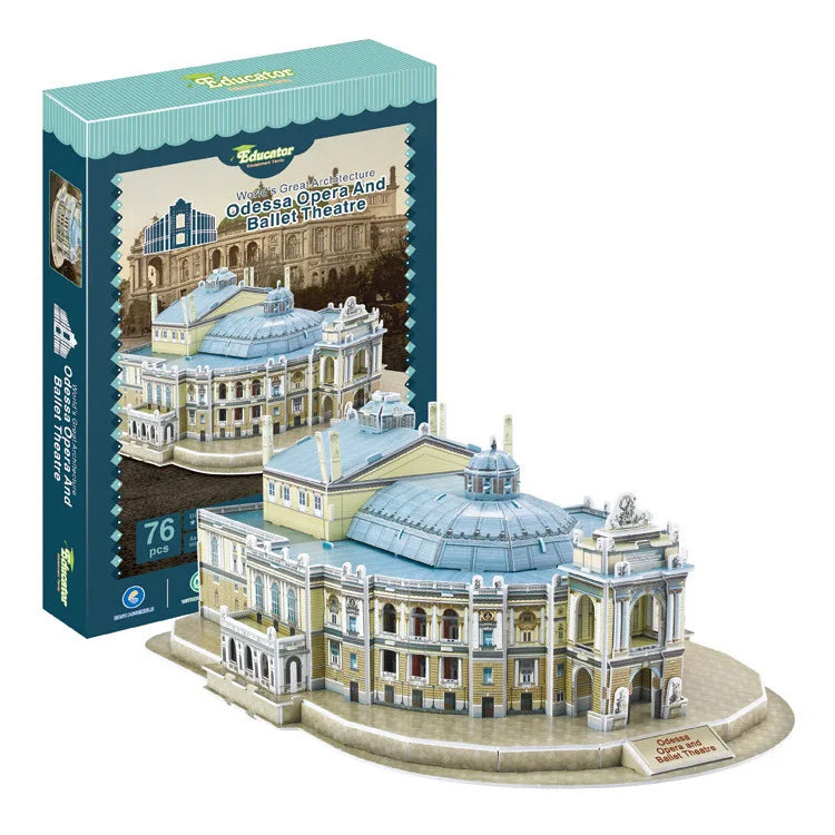 Architectural Landmark 3D Jigsaw Puzzle Model