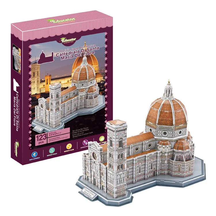 Architectural Landmark 3D Jigsaw Puzzle Model