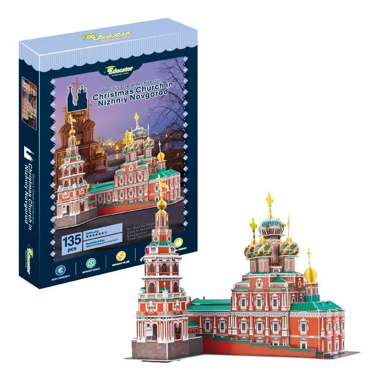Architectural Landmark 3D Jigsaw Puzzle Model