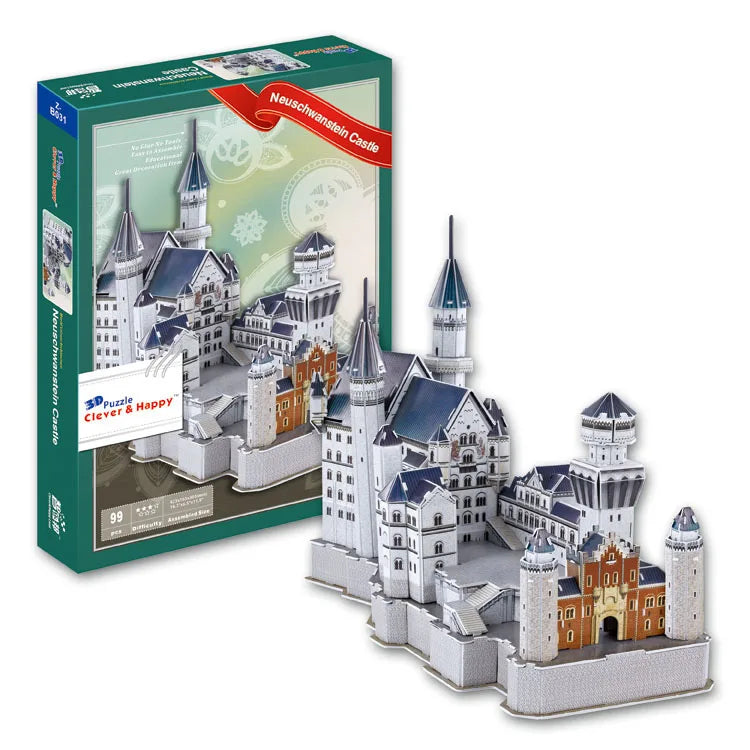 Architectural Landmark 3D Jigsaw Puzzle Model