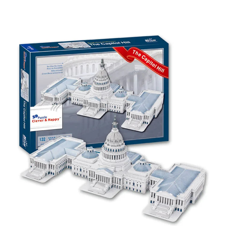 Architectural Landmark 3D Jigsaw Puzzle Model
