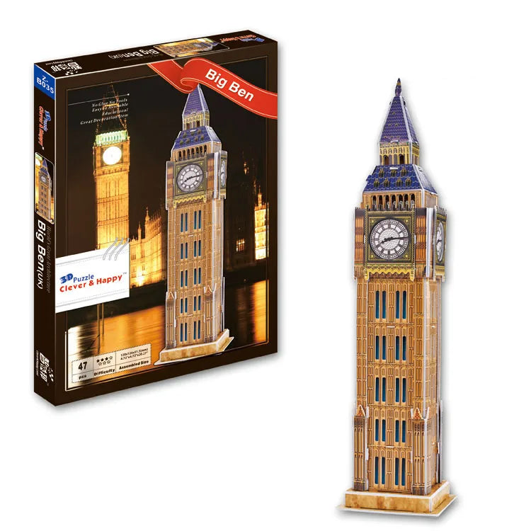 Architectural Landmark 3D Jigsaw Puzzle Model