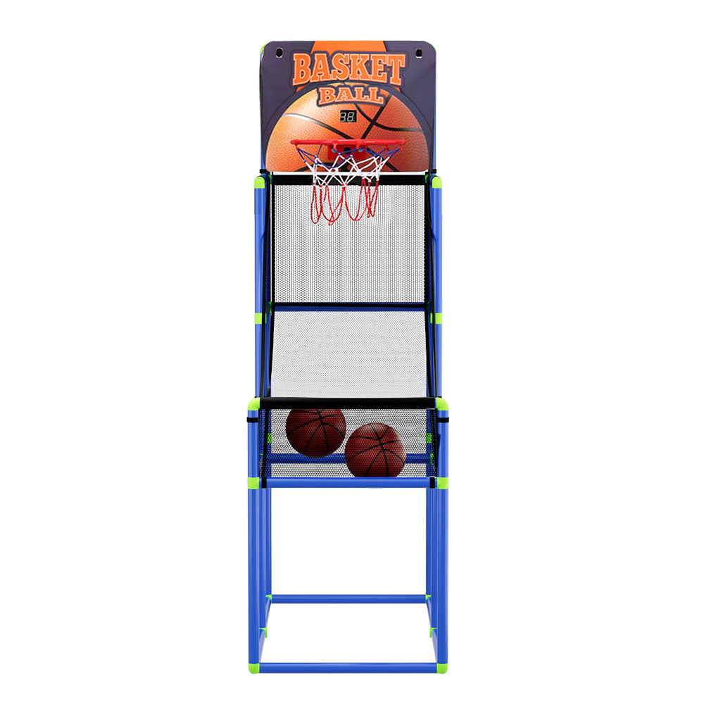 NNEDSZ Basketball Arcade Game Electronic Scorer 3 Games Adjustable Kids Blue