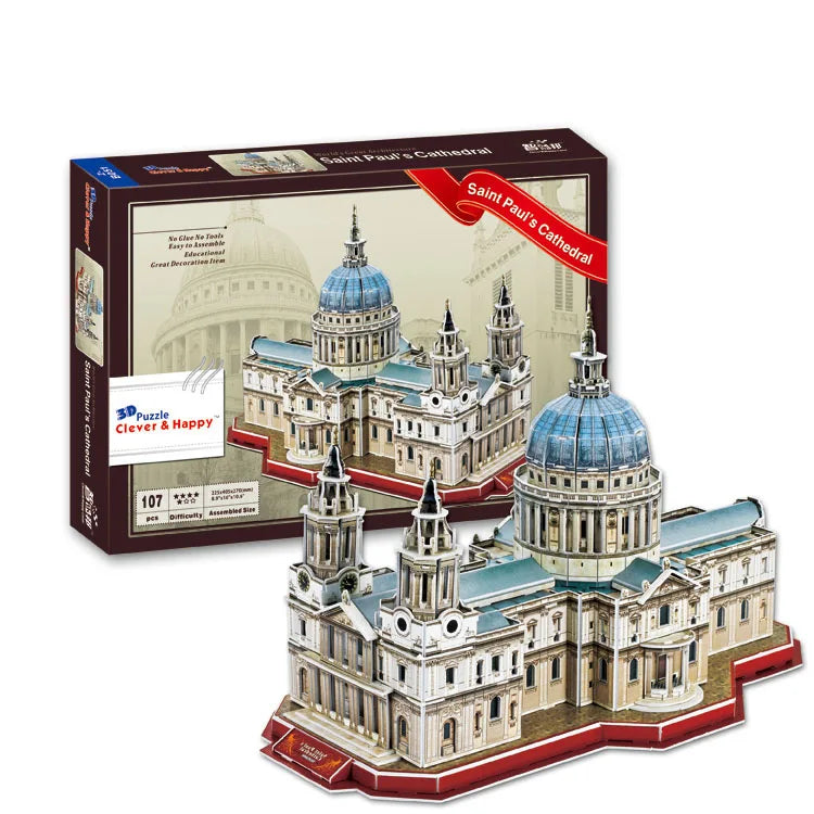 Architectural Landmark 3D Jigsaw Puzzle Model