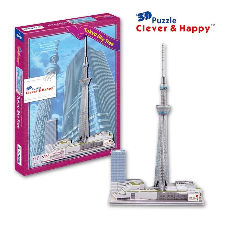 Architectural Landmark 3D Jigsaw Puzzle Model