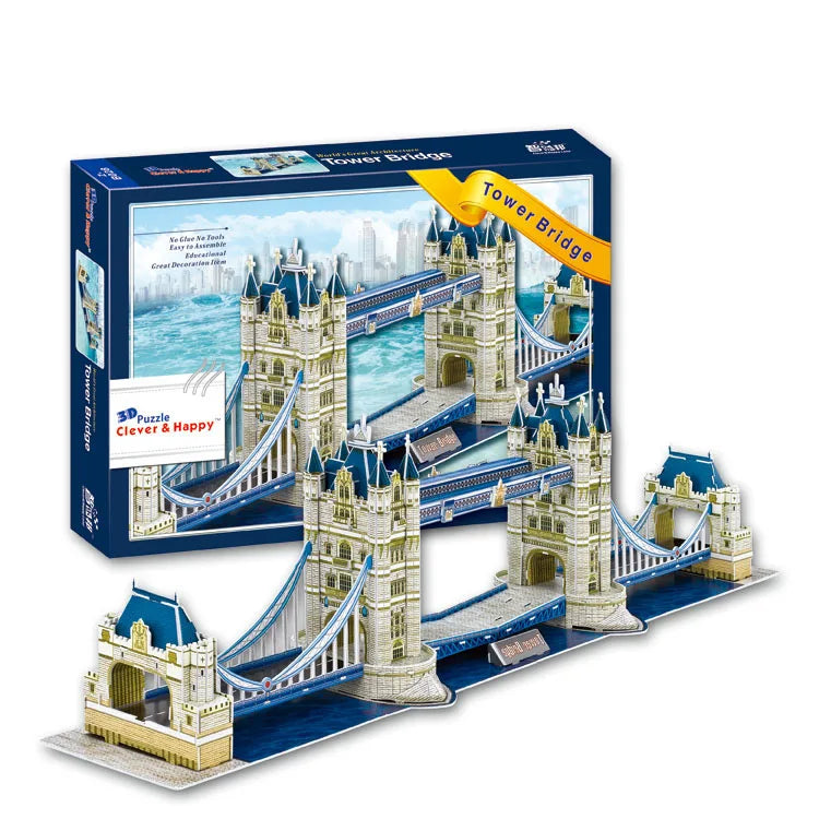 Architectural Landmark 3D Jigsaw Puzzle Model
