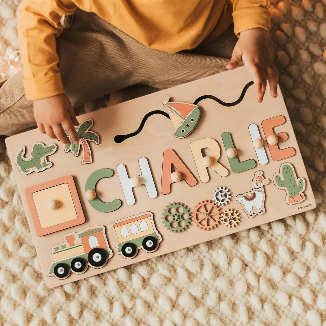 Wooden Name Puzzle for Kids