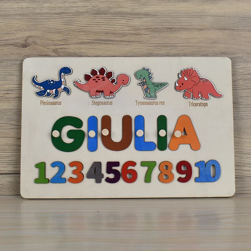 Wooden Name Puzzle for Kids