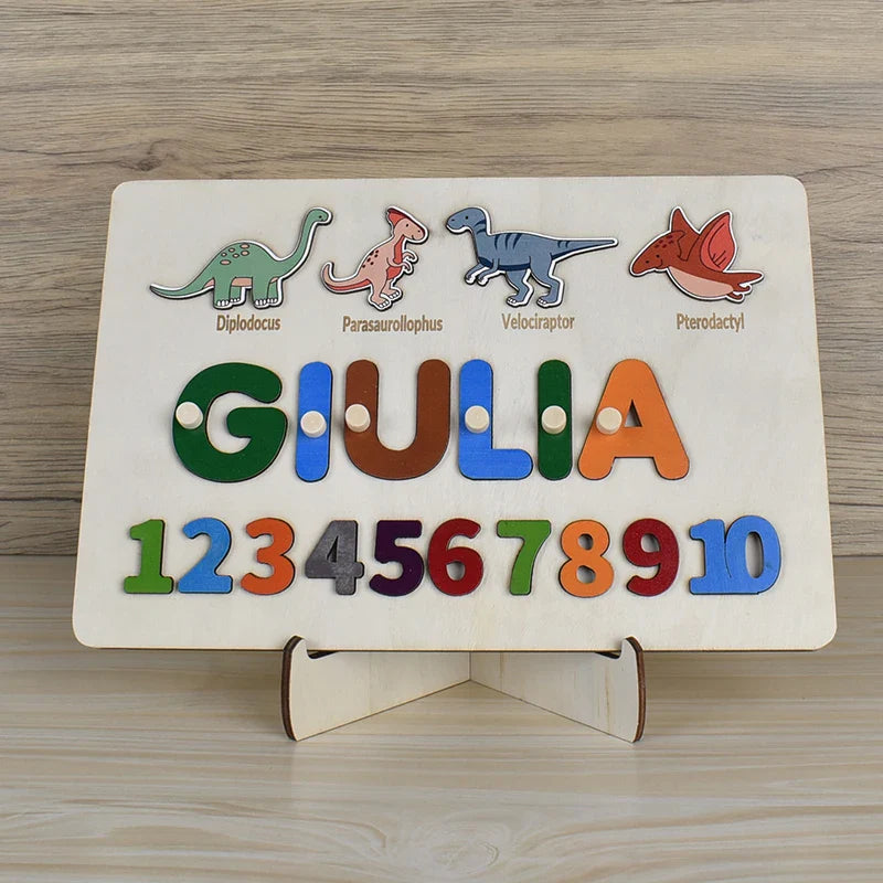 Wooden Name Puzzle for Kids