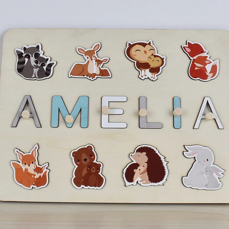 Wooden Name Puzzle for Kids