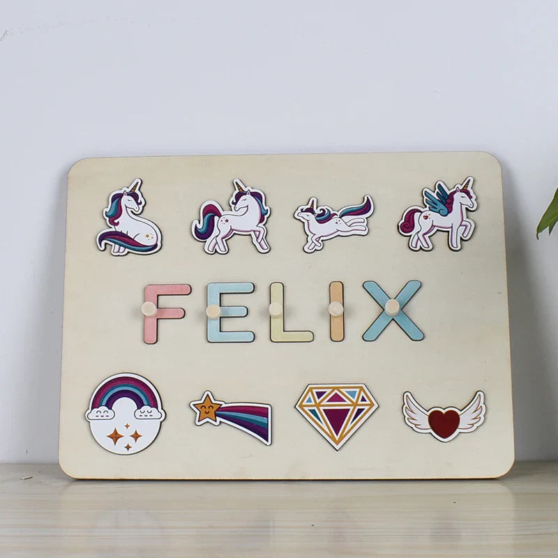 Wooden Name Puzzle for Kids