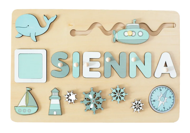 Wooden Name Puzzle for Kids