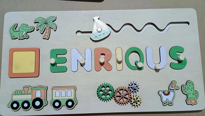 Wooden Name Puzzle for Kids