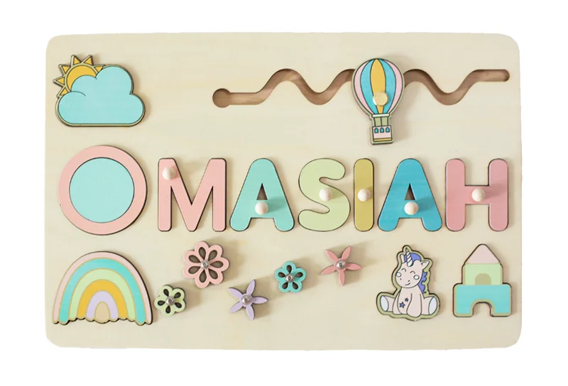 Wooden Name Puzzle for Kids
