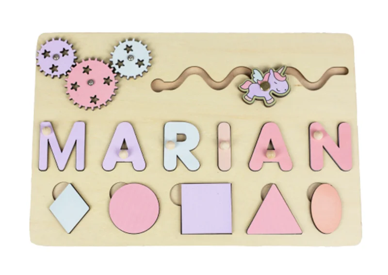 Wooden Name Puzzle for Kids