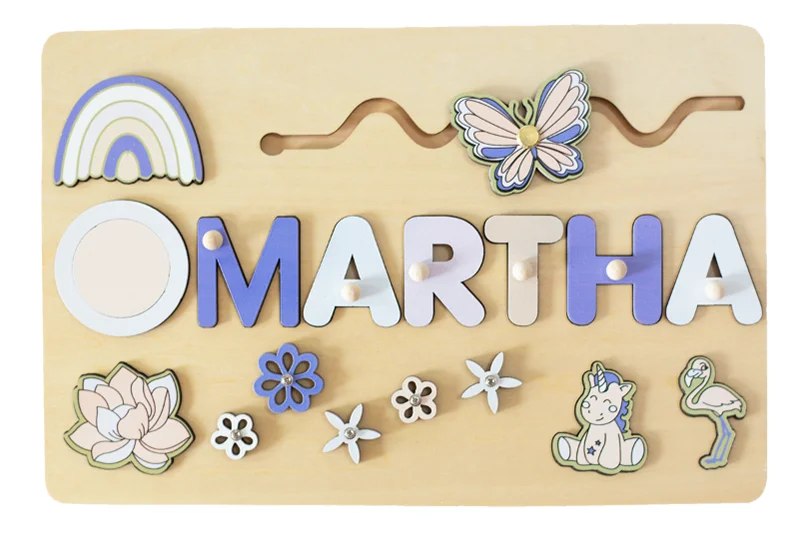 Wooden Name Puzzle for Kids