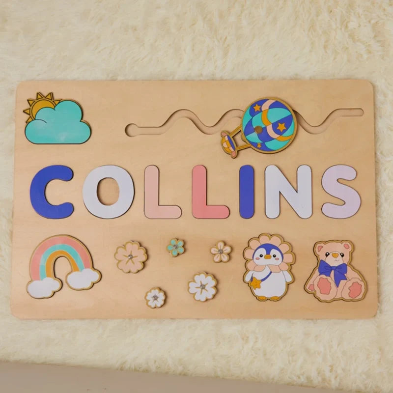 Wooden Name Puzzle for Kids